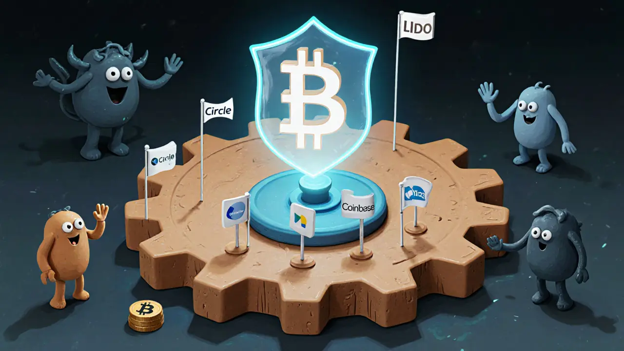 Clay blockchain Unichain with DeFi protocols landing safely under a glowing fraud-proof shield.