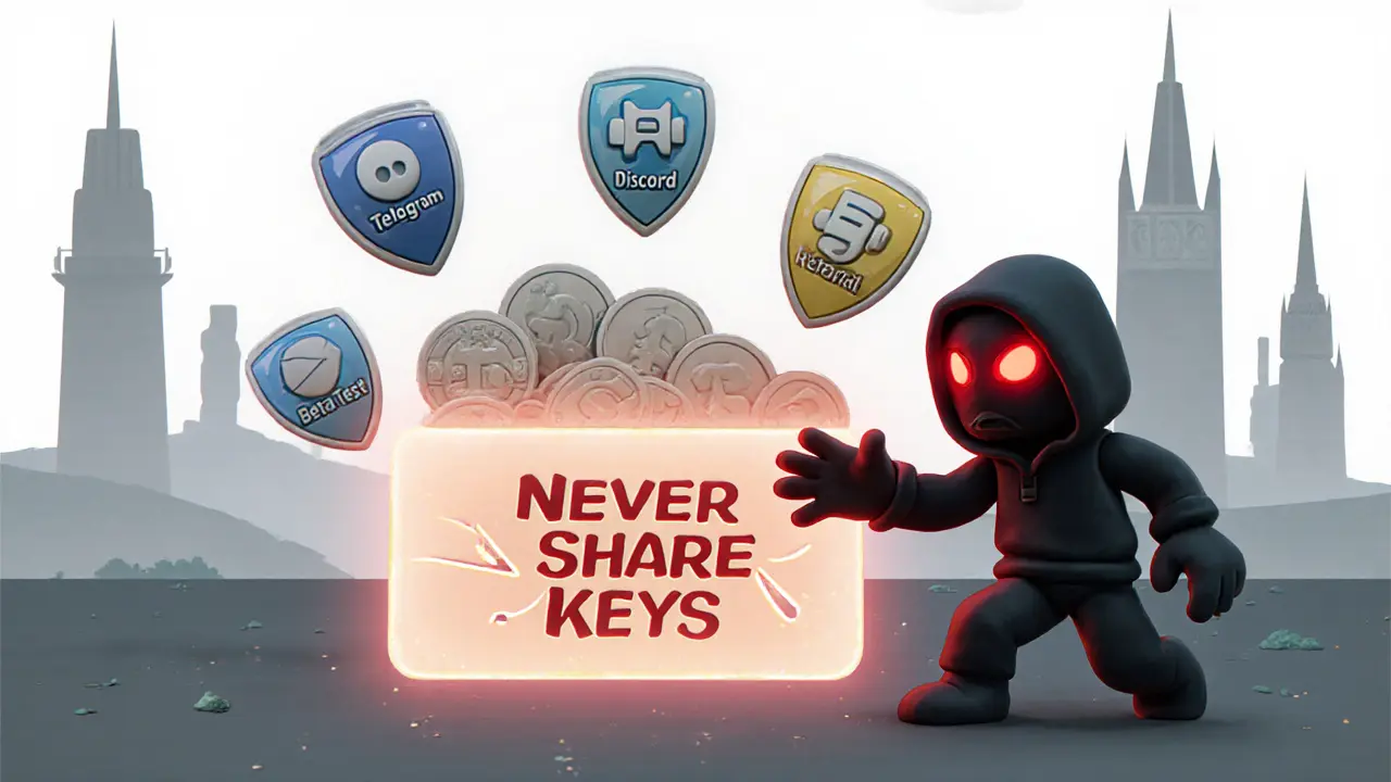 Secure wallet protected by community engagement, blocking a scammer trying to steal tokens.