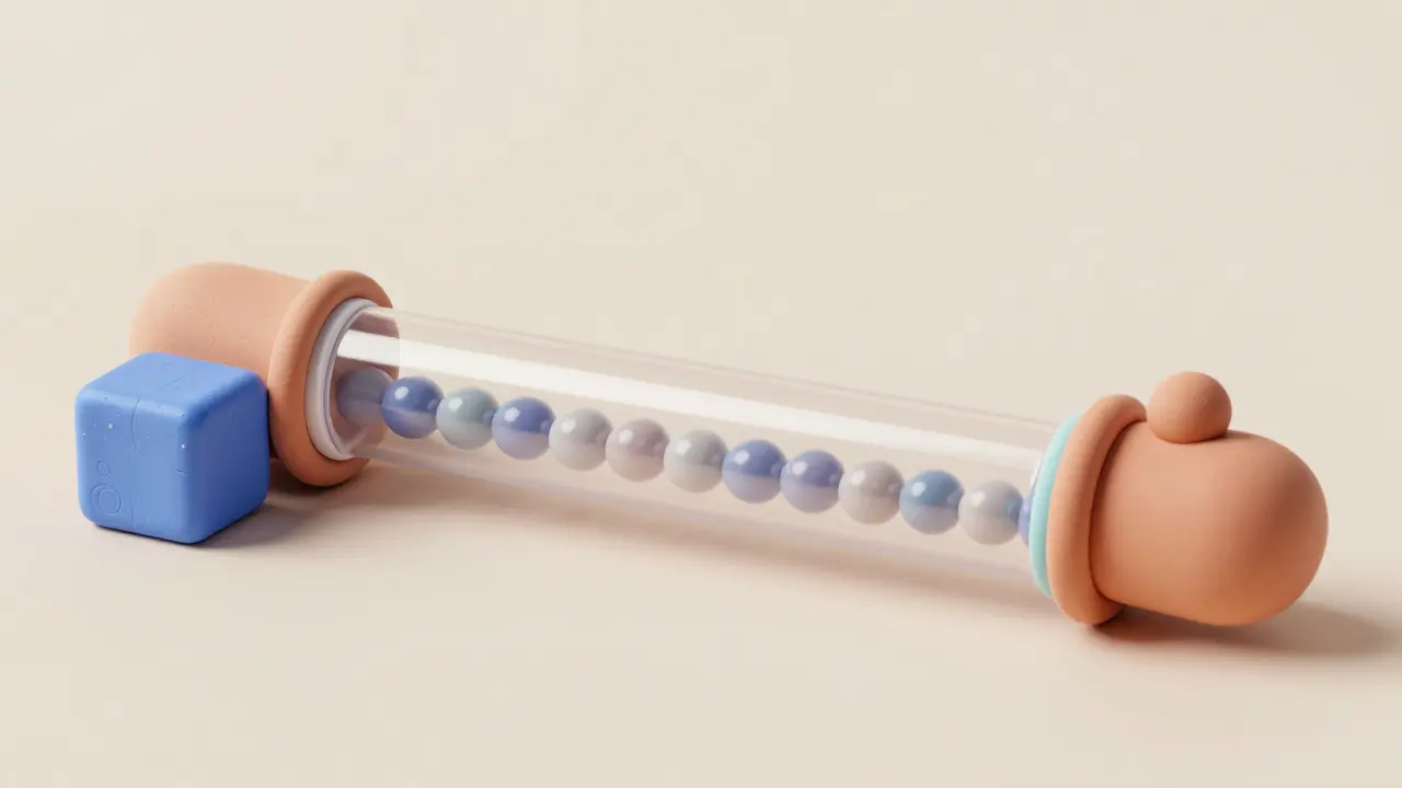 Smooth pipeline flowing tokens without barriers in clay art