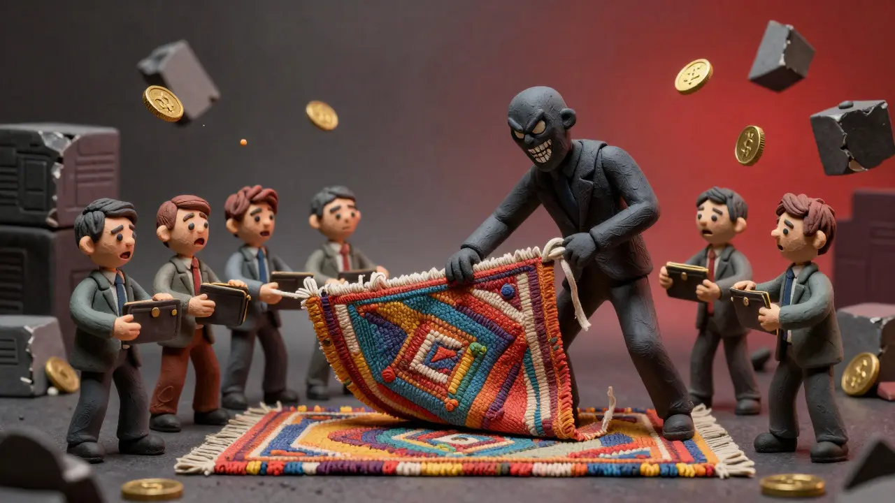 Famous Rug Pull Examples: The Costliest Crypto Scams and Investor Losses